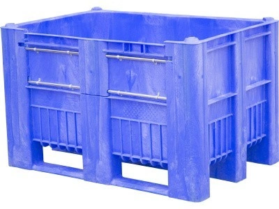 BoxPallet 1200х800х740 мм сплошной с верхней дверцей, арт. C-Box 1208 DS (в/д), код: 20488