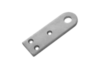 Домарт Проушина усиленная прямая 120*40 (толщ. 5мм) б/п d15мм (50)