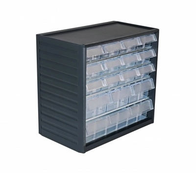 Кассетница 310x186x290 мм, ячейка L-01 12 шт, ячейка L-04 3 шт, ячейка L-06 1 шт, 290C-3