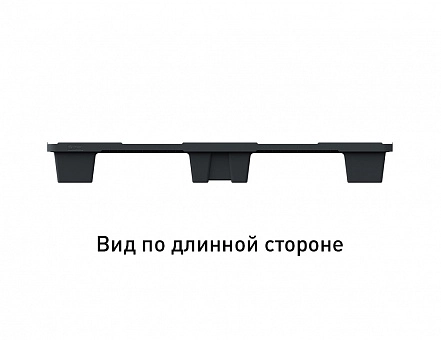 Легкий перфорированный пластиковый поддон 1200х1000 на ножках