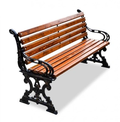 Скамейка чугунная «Ампир» 1,5 м