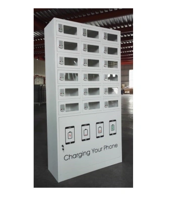 Терминал для зарядки телефонов на 18 ячеек 1950x1000x450 мм Белый