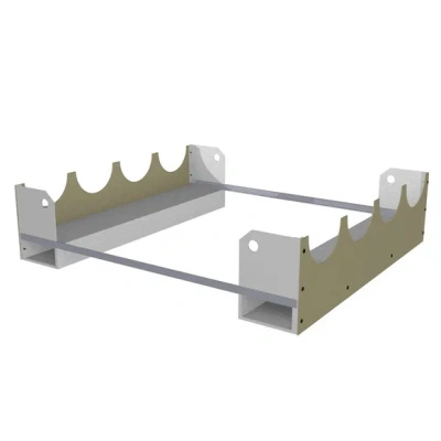 Ложемент для перевозки 4-х газовых баллонов ПБП-09 1170x1100x250 мм Серый