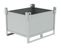 контейнер металлический сетчатый кг (усиленный каркас) уголок 50х50х4 1200х1000х800 артикул 