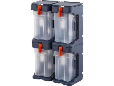 Набор лотков 160х78х243 подвесной с крепежом, для метизов, малый, код: 33736