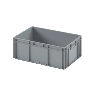 Евроконтейнер ЕС-6422.4 с усиленным дном и закрытыми ручками, 600х400х220 мм