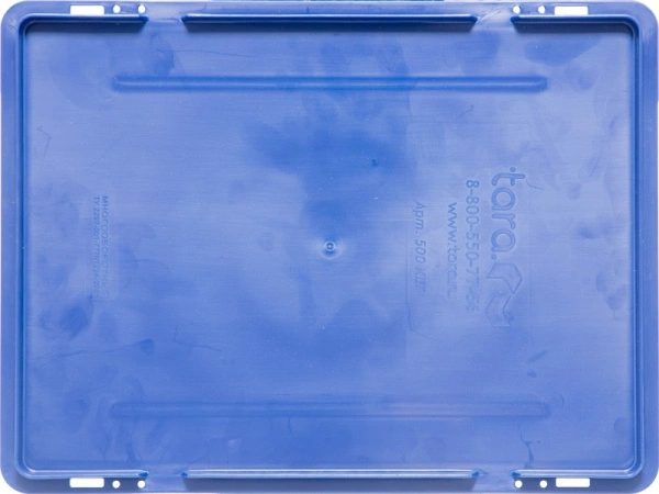 Крышка п/п 400х300 для ящиков цв. синий  (Крышка п/п 400х300 для ящиков цв. синий ), арт. 500 KLT, код: 29423