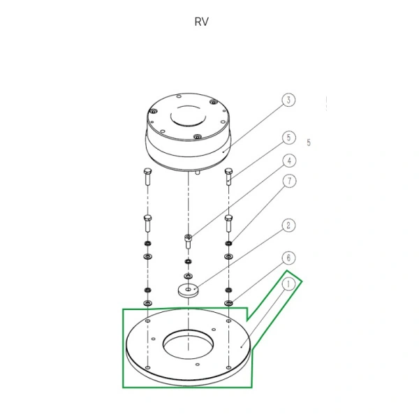 Электромагнитный тормоз для ричтрака RV (24V)