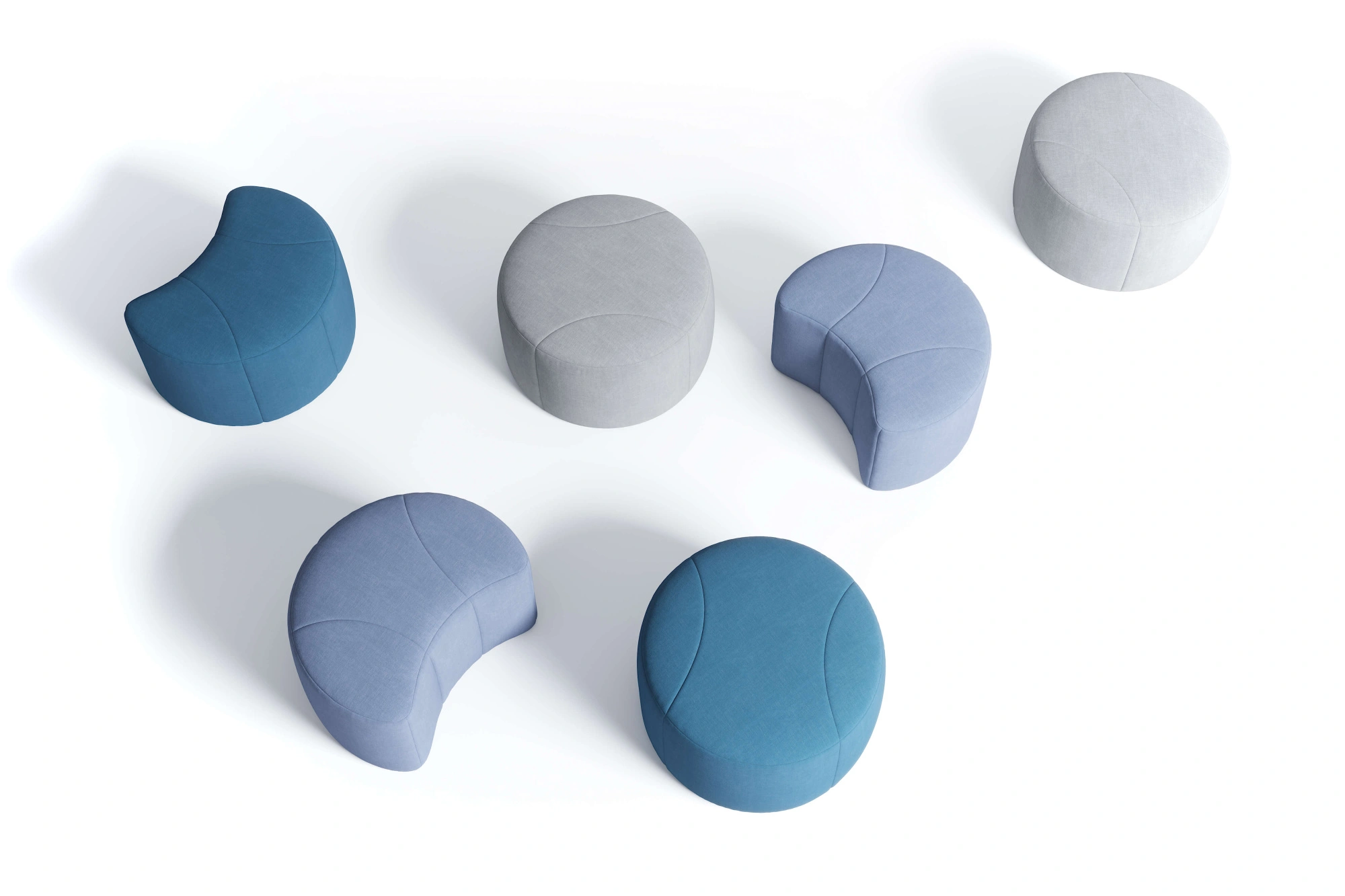 Пуф Шелл Солнце ткань Вельвет-люкс