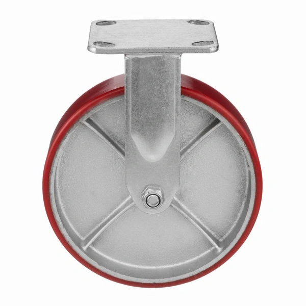 Колесо полиуретановое Стелла-техник 1041-200 неповоротное, диаметр 152мм, грузоподъемность 460кг