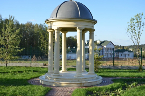 Ротонда тип 3, 6 колонн, диаметр 2540 мм Высота: 2750 мм, без купола и каннелюр, без тумбы