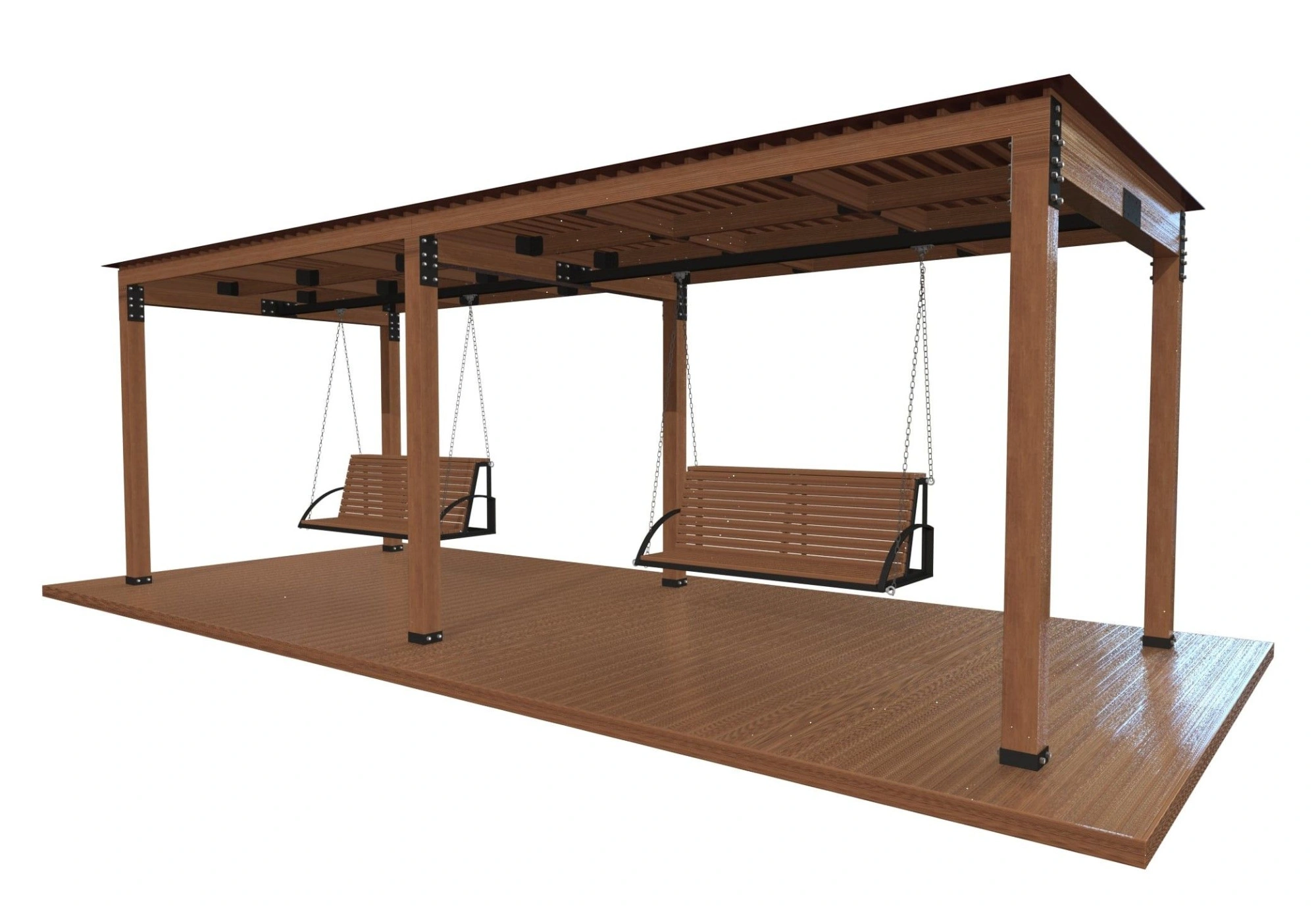 Навес с качелями «Орион» 6,0 м