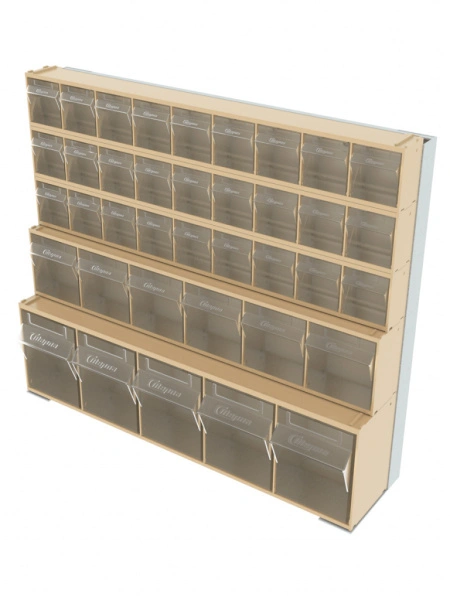 Стойка бежевая настенная/настольная Стелла-техник 401-03-01-01-B