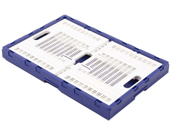 Складной ящик 600х400х310 с перфорированными стенками белый