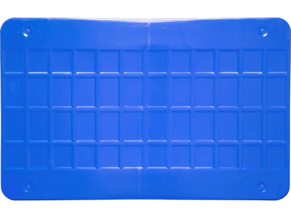 Ящик сплошной 600×400×340 мм, объем 60 л., арт.: 4-6434-1, синий, код: 25198