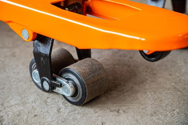 Тележка гидравлическая с тормозом 2500 кг 1150 мм полиуретановые колеса XILIN BFB