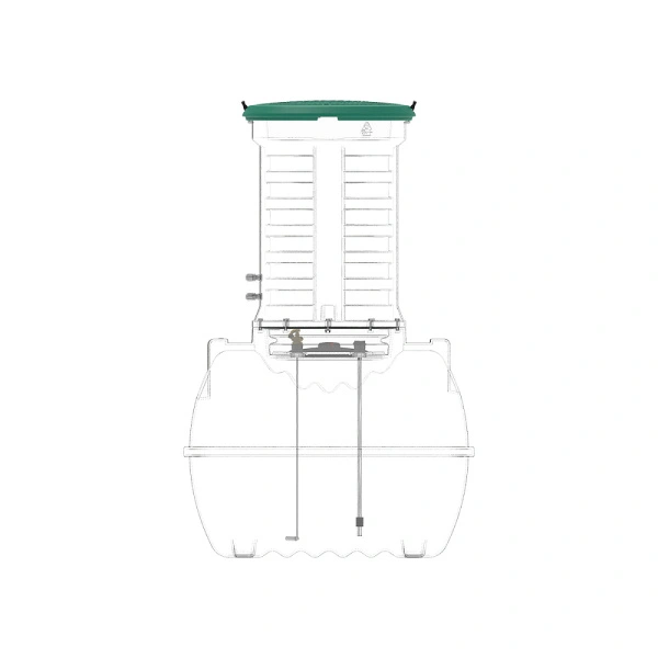 Емкость топливная подземная Rostok G 1200 л с горловиной 1000 мм 