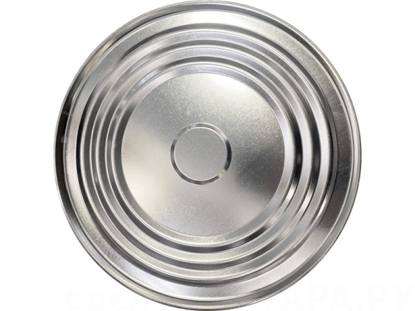 Ведро металл 10л. с крышкой, корона, код: 30758