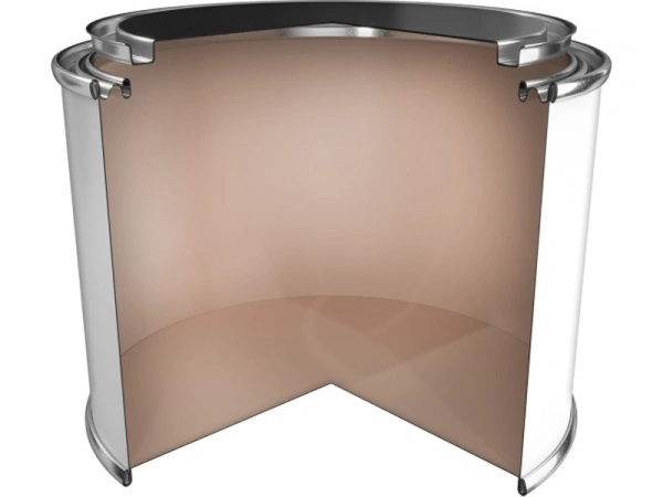 Банка металл 0,9л с прижимной крышкой, с покрытием, код: 34803