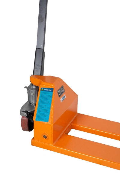 Тележка гидравлическая узковильная 2500 кг 1150х450 мм полиуретановые колеса TOR RHP