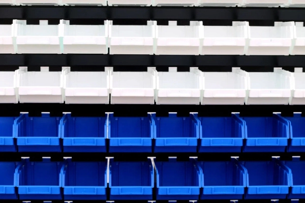 Стойка настольная с ящиками Серый