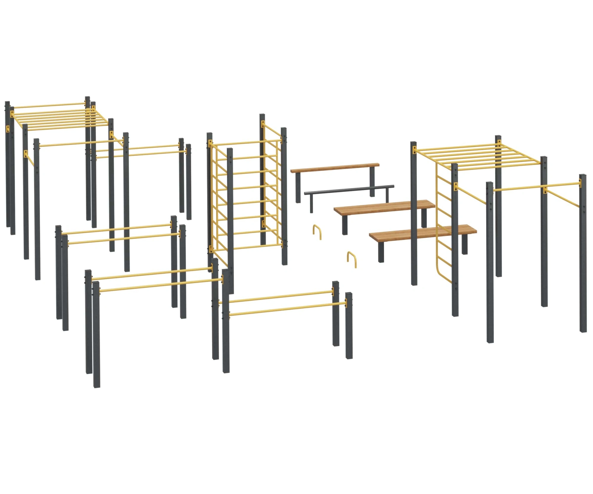 Уличная площадка для воркаута «Мультиспорт»