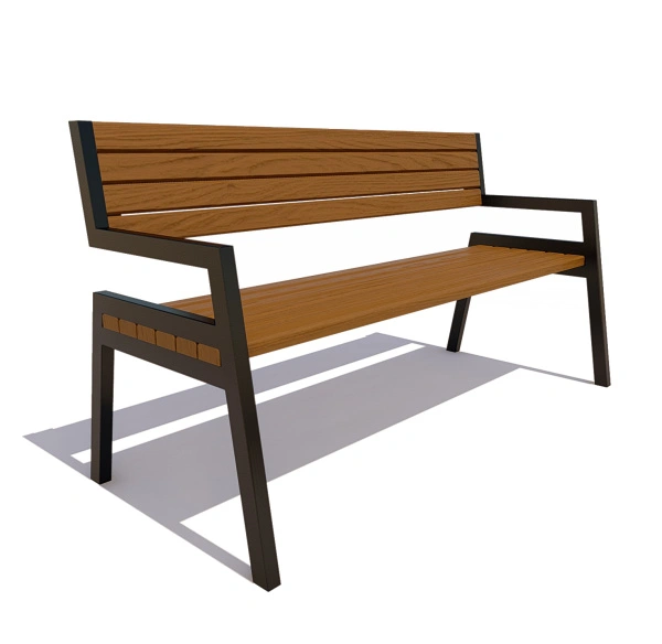 Скамейка уличная «Дубна» (0,6 ангарская сосна)