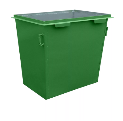 Контейнер металлический 0,8 куб.м без колес и без крышки