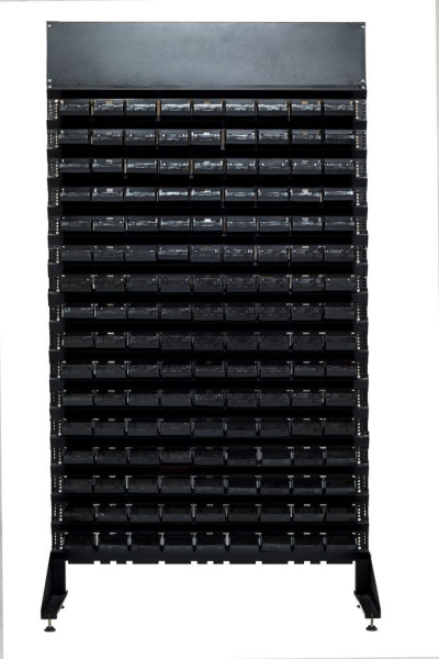 Стеллаж с пластиковыми ящиками 1801-16/0/0п СH